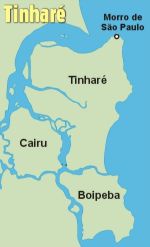 Mapa de Tinhare e Morro de Sao Paulo Mapa de Tinhare e Morro de Sao Paulo